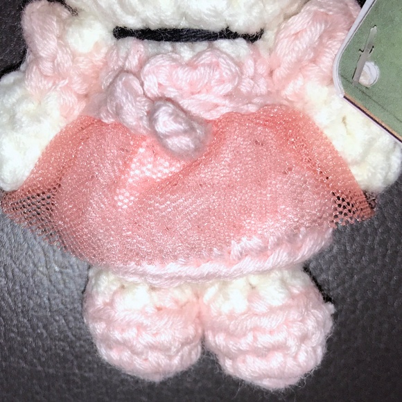 MIFFY - Crocheted Mini Plushie in a Edgar Degas Ballerina Dress Keychain - NWT - Picture 3 of 4